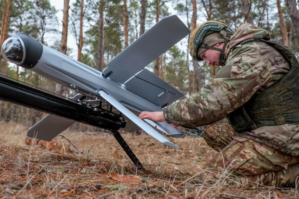 Оператор БПЛА на Курском направлении. Фото © TACC / Алексей Коновалов