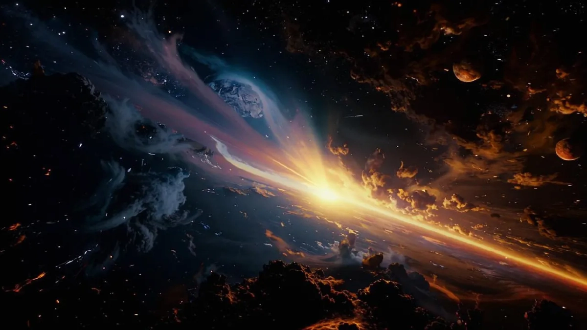 Почему комета C/2024 G3 ATLAS — символ перемен? Фото Kandinsky