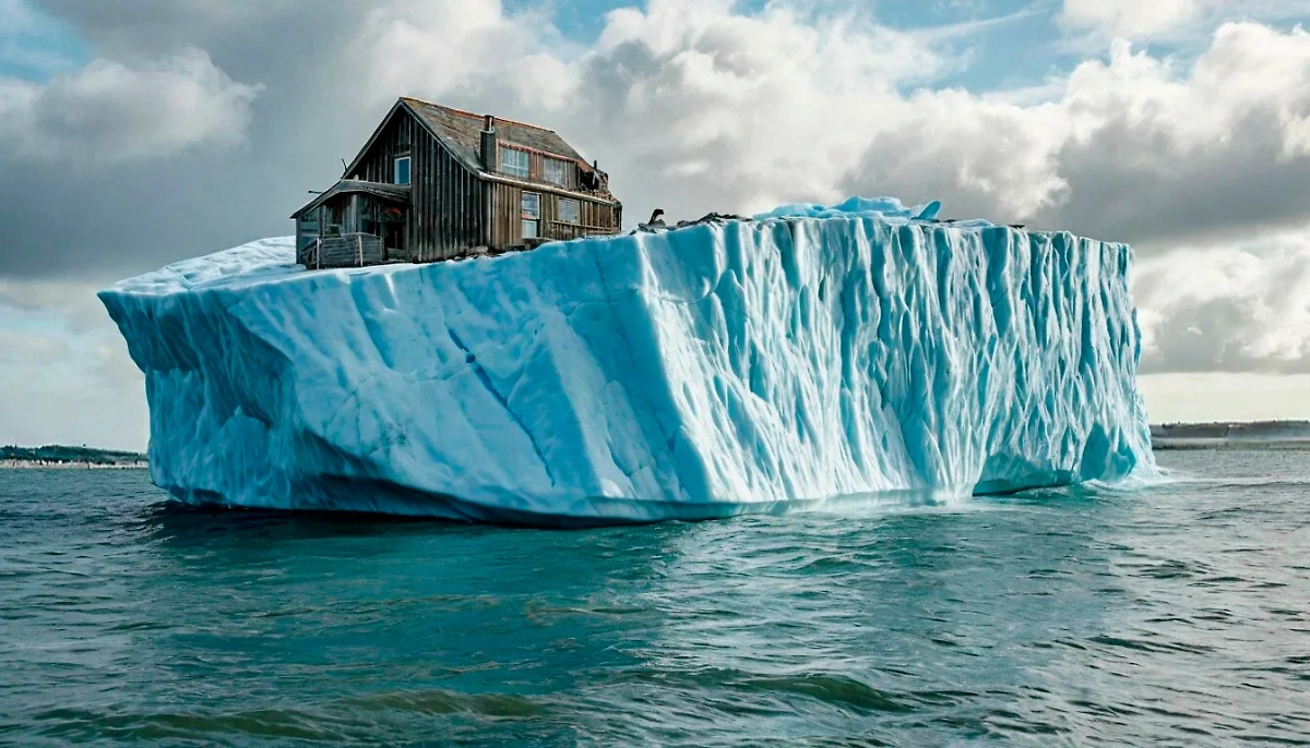 Учёные предупредили о приближении к британскому острову гигантского ледника. Обложка © Шедеврум