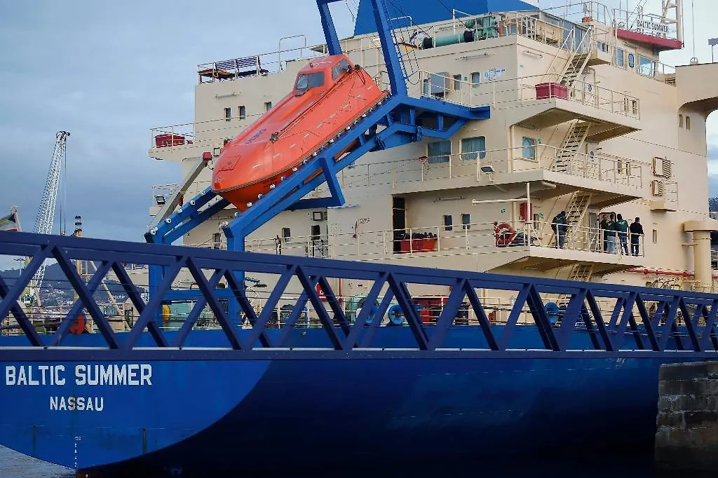 Контейнеровоз Baltic Summer. Обложка © ТАСС / Zuma