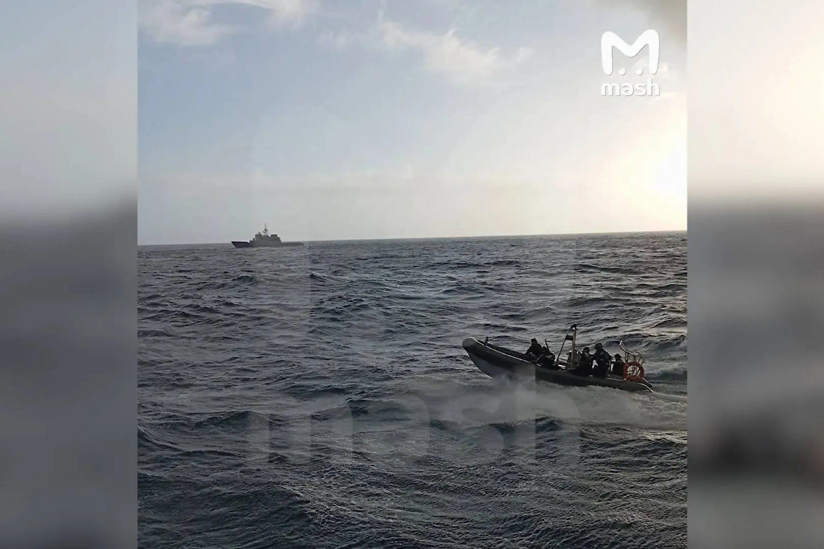 Катер силовиков. Фото © Telegram / Mash