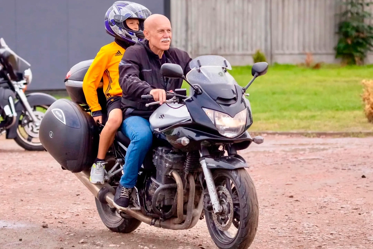 Среди байкеров Жук был известен как Полк. Фото © Facebook (признан экстремистской организацией и запрещён на территории Российской Федерации) / Anna Grechishkina