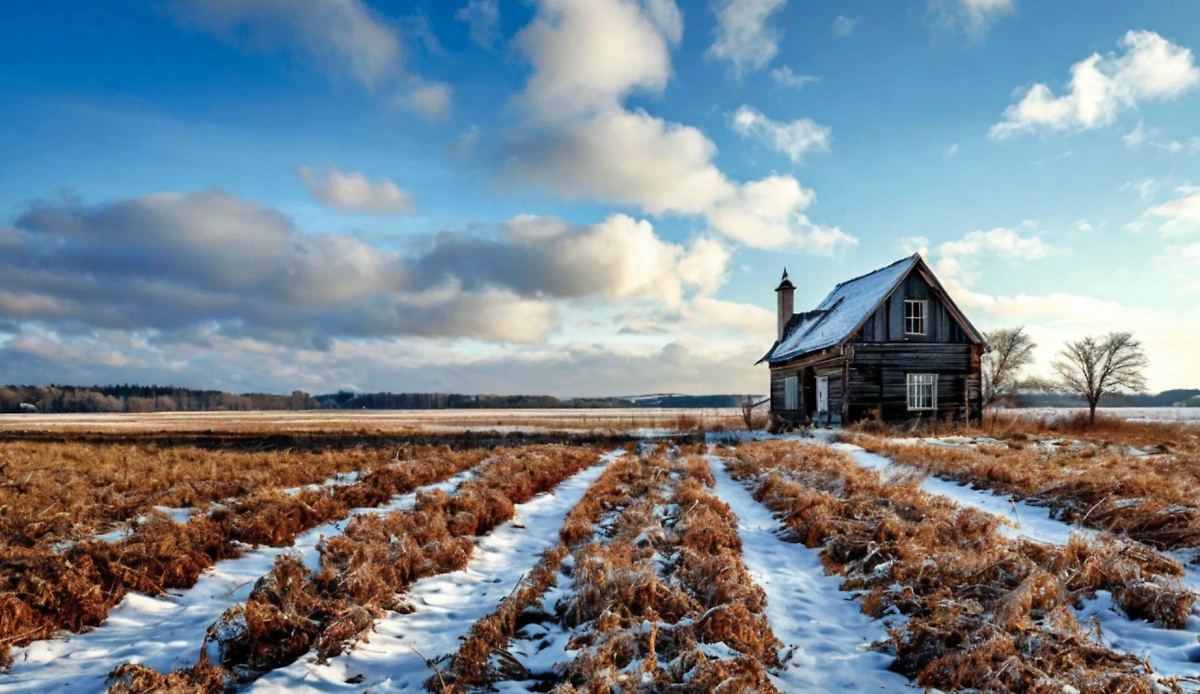 К чему снится дом в поле? К тому, что люди вас уже достали. Фото © «Шедеврум»