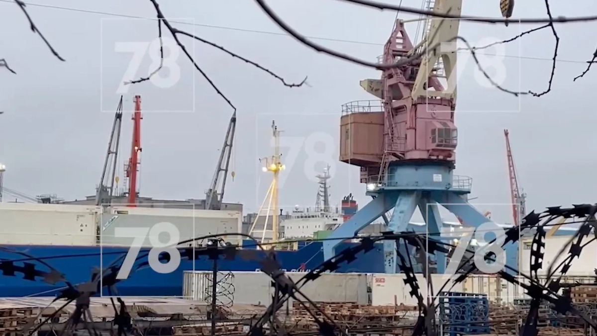 Задержанный у берегов Португалии контейнеровоз прибыл в Петербург. Обложка © 78.ru