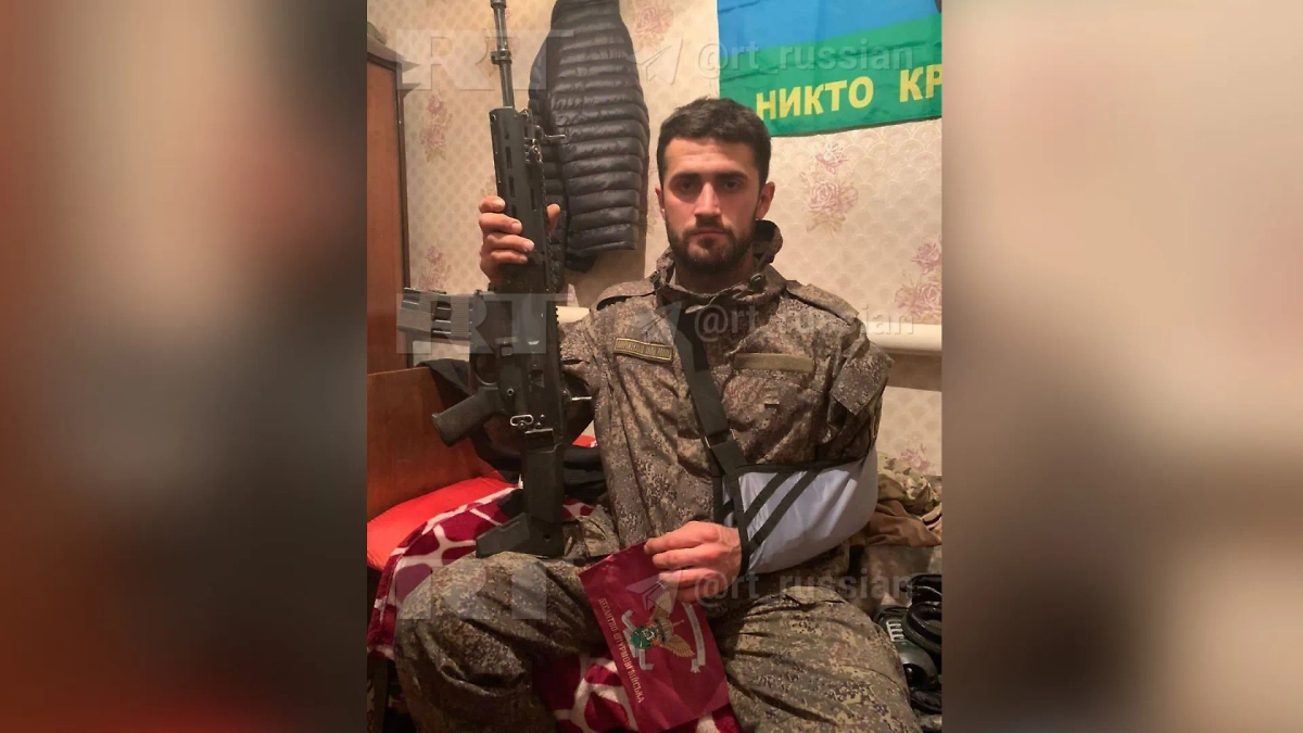 Магомед Гитинов. Обложка © Telegram / RT на русском