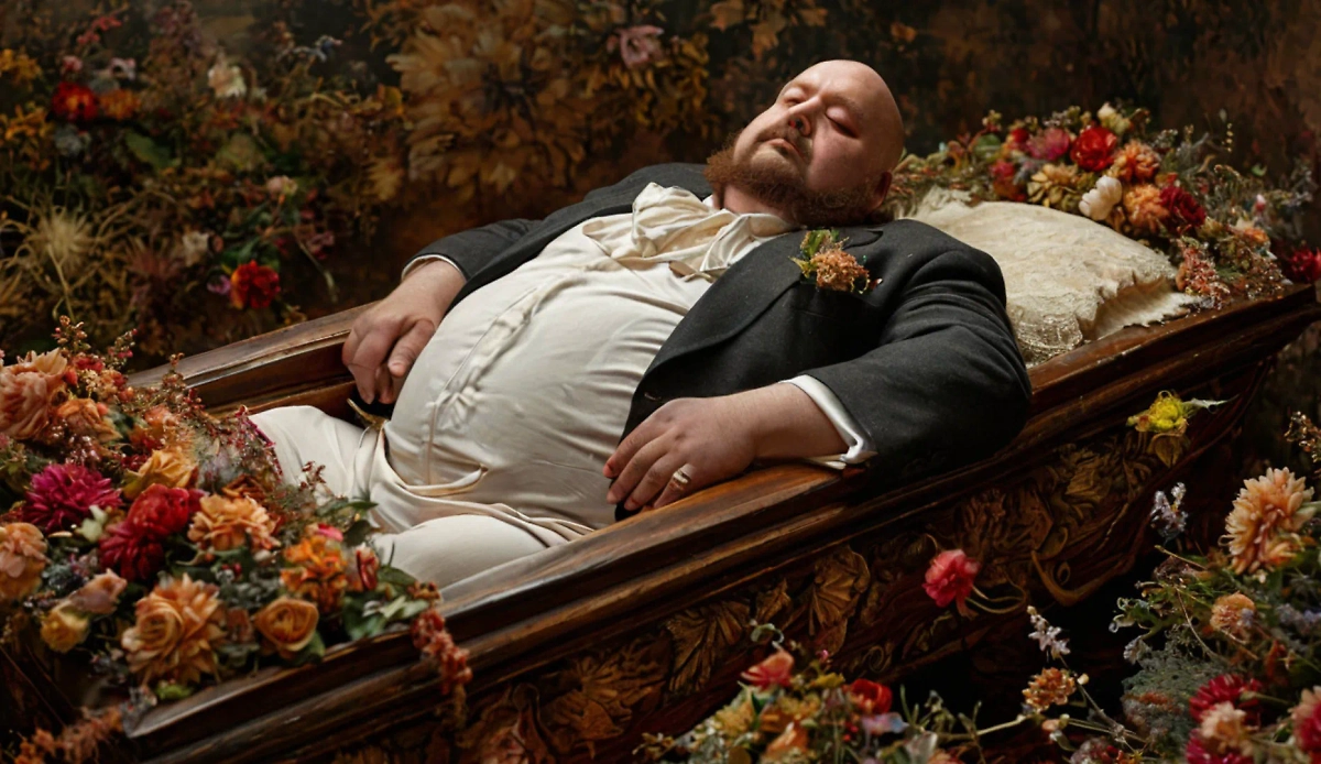 Жители России с лишним весом чаще умирают молодыми. Обложка © «Шедеврум»