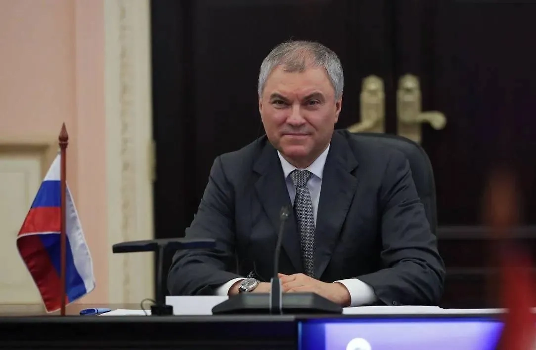 Вячеслав Володин. Обложка © Telegram / Вячеслав Володин