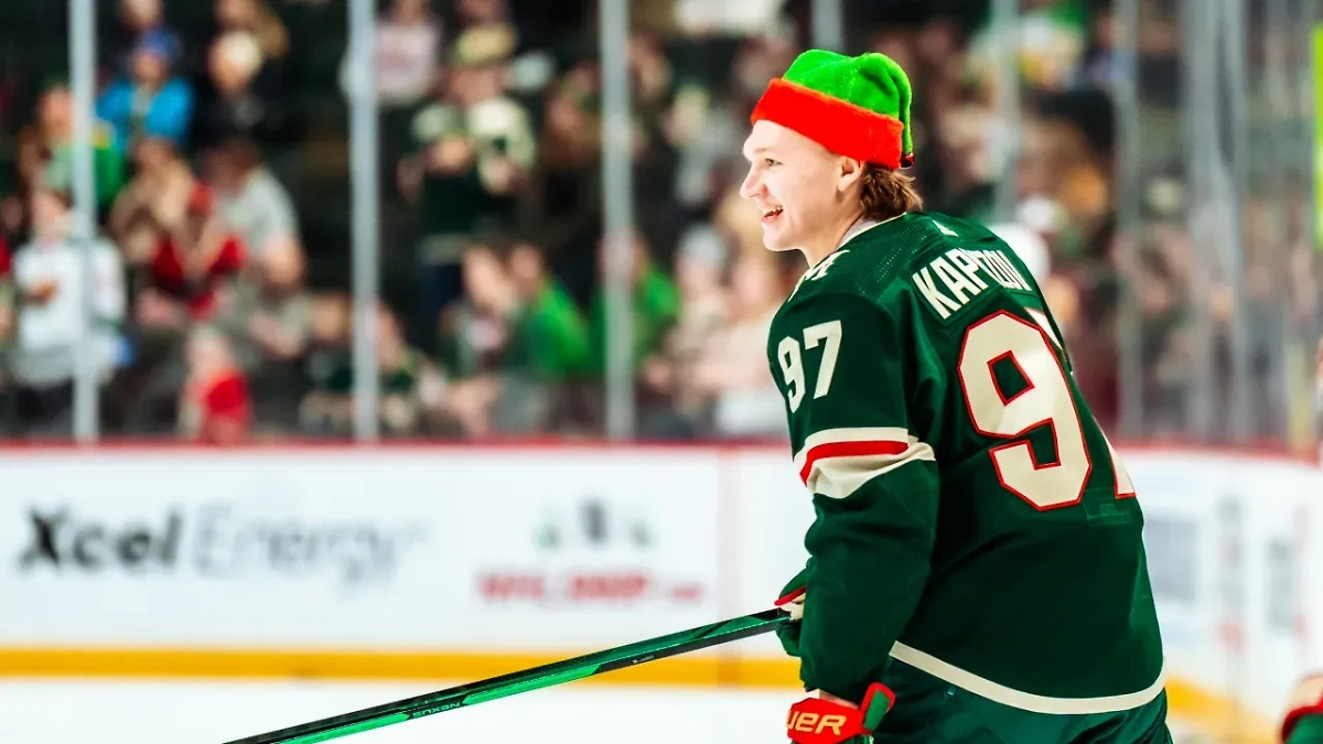 Кирилл Капризов. Обложка © nhl.com/wild