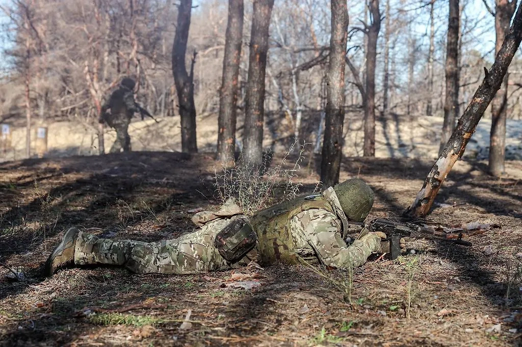 Российские военные в зоне проведения СВО. Фото © ТАСС / Алексей Коновалов