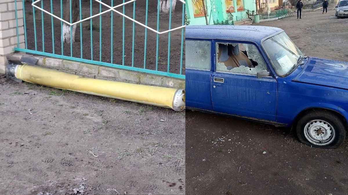 Последствия удара ВСУ по Бехтерам. Обложка © VK / Сальдо