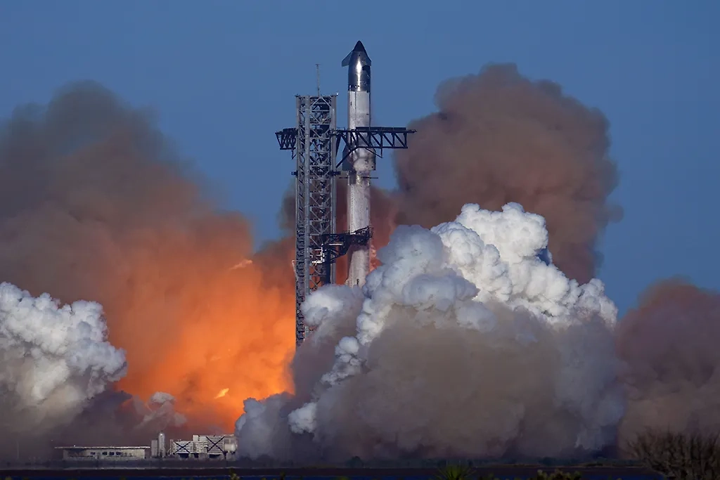 Запуск космического корабля Starship. Фото © ТАСС AP/Eric Gay