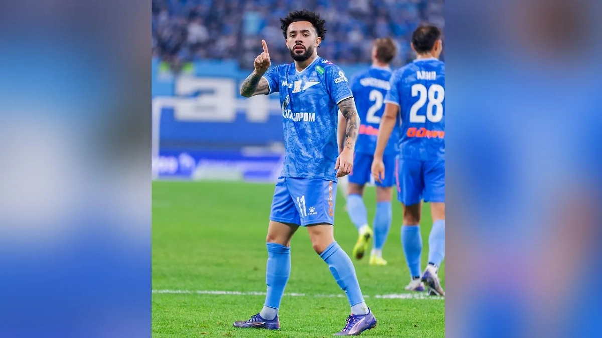 Клаудиньо. Обложка © Telegram / Футбольный клуб «Зенит»