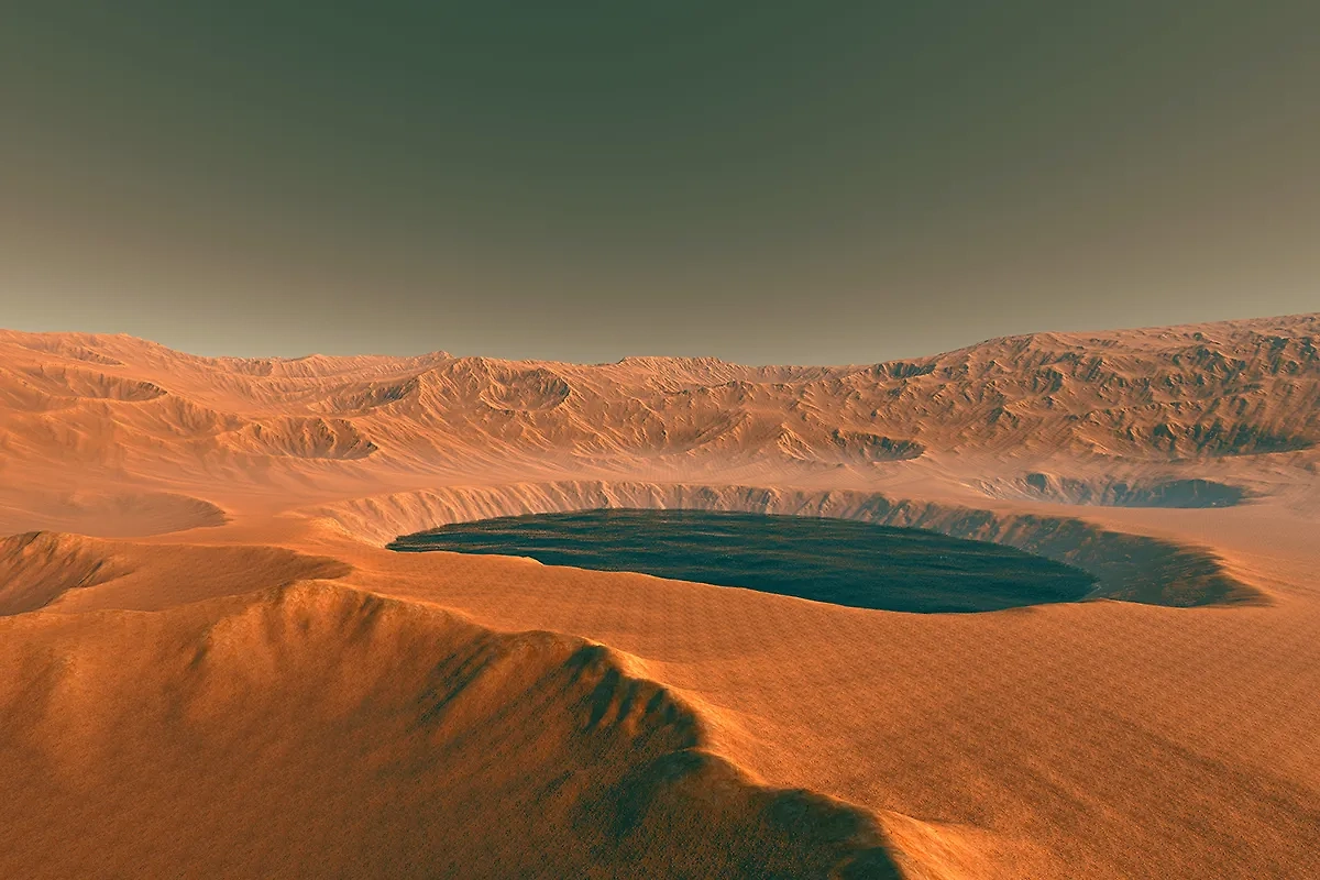 Жизнь на Марсе могла быть похожа на жизнь на Земле в океане. Фото © Shutterstock / FOTODOM / Limbitech