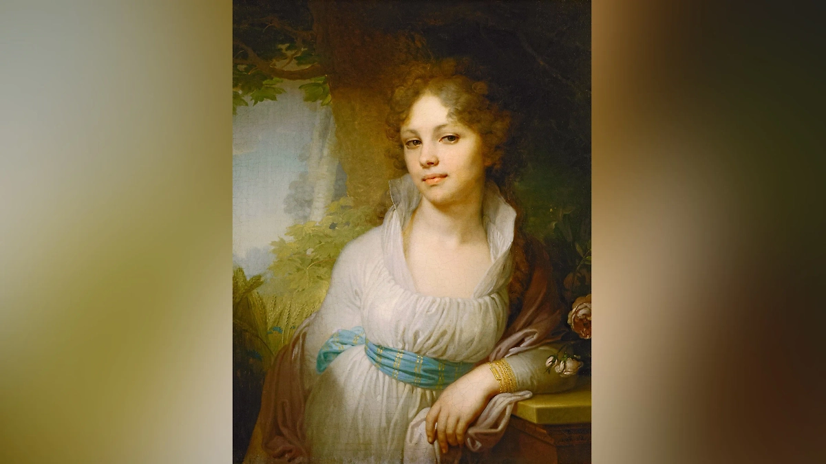 «Портрет Лопухиной» Владимира Боровиковского — взгляд, приносящий тревогу. Фото © Wikipedia / Владимир Лукич Боровиковский