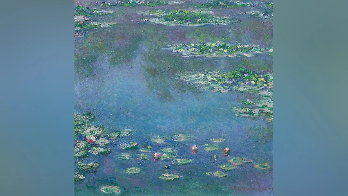 «Водяные лилии» Клода Моне — искусство среди огня. Фото © Wikipedia / Клод Моне