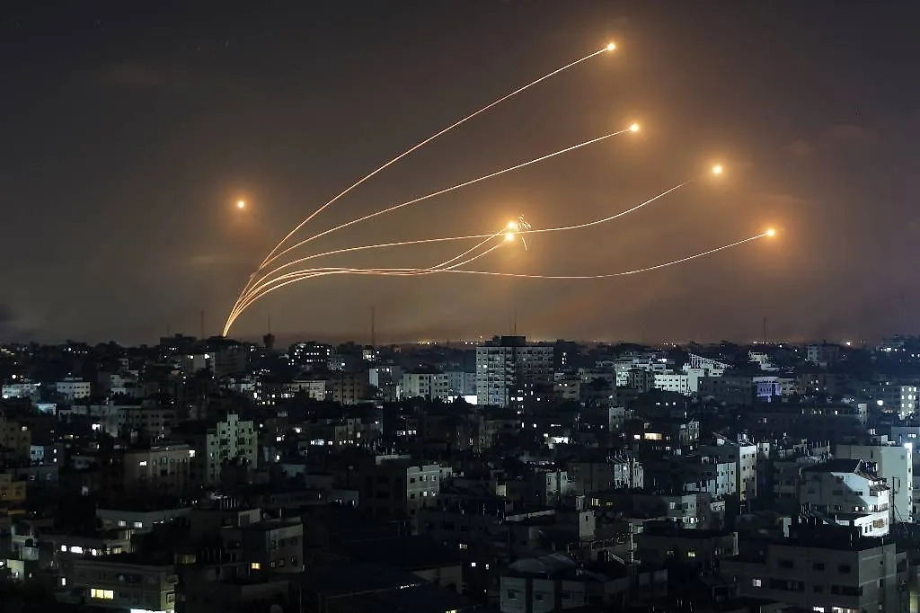 Отражение атаки 7 октября. Фото © ТАСС / EPA / MOHAMMED SABER