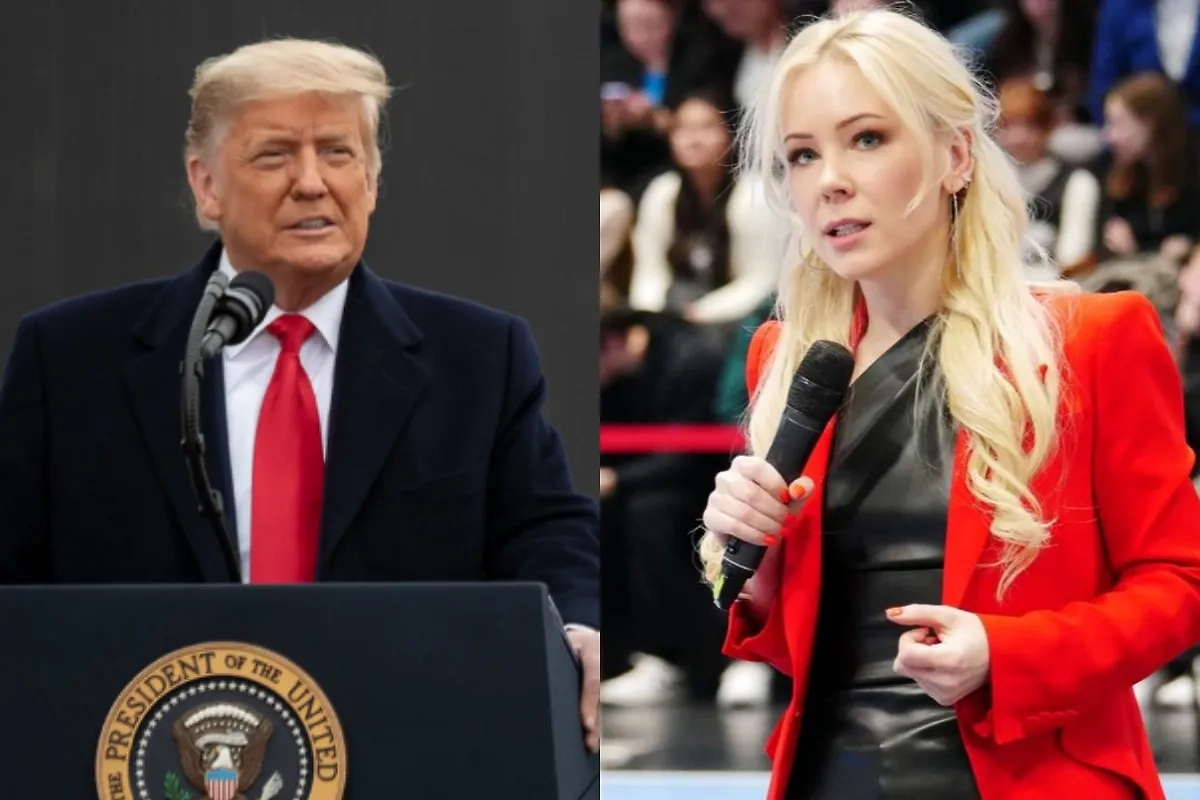 Дональд Трамп и Екатерина Мизулина. Обложка © flickr / Trump White House Archived / Telegram / Екатерина Мизулина