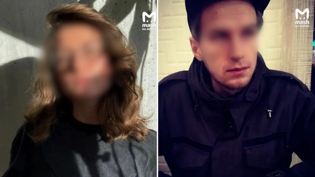 Дарья и её парень. Фото © Telegram / Mash на Мойке