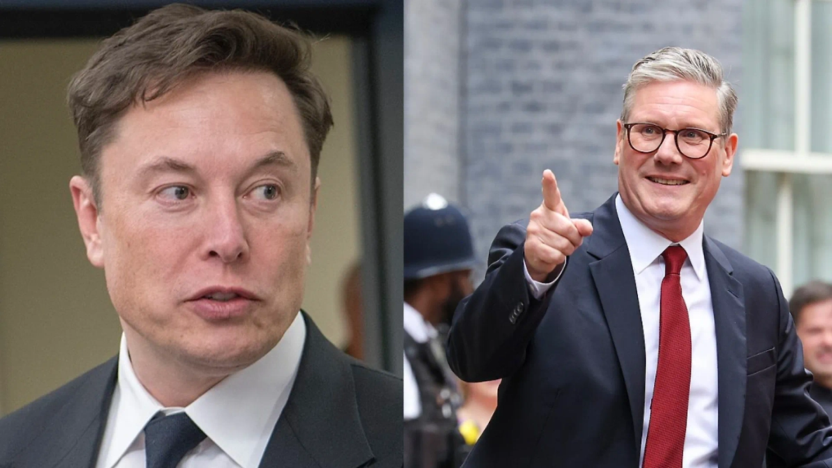 Илон Маск и Кир Стармер. Фото © Wikipedia / Илон Маск, Wikipedia / Кир Стармер