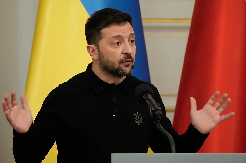 Глава киевского режима Владимир Зеленский. Фото © ТАСС / Czarek Sokolowski