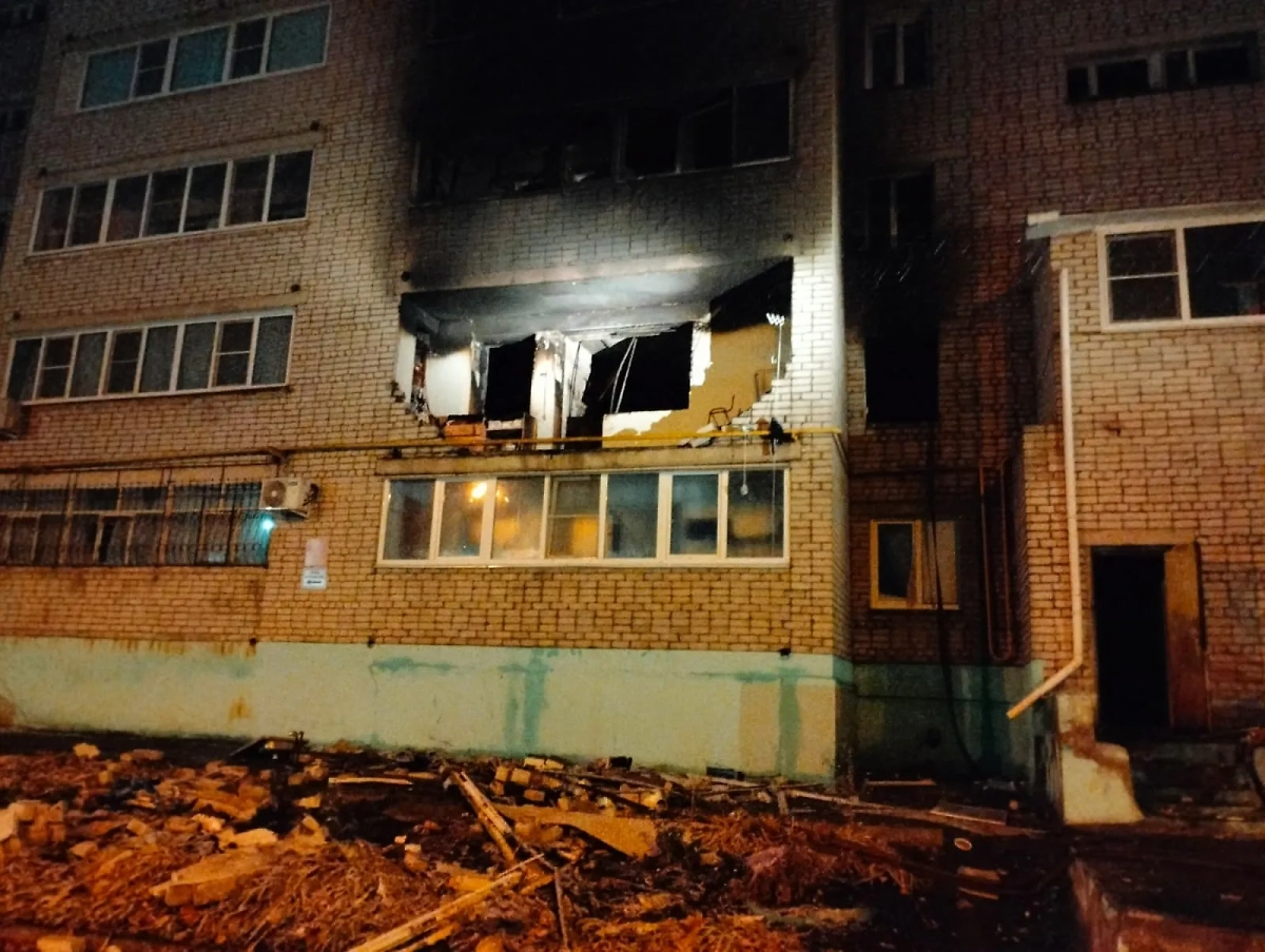 Последствия взрыва в многоэтажном доме. Фото © VK / СУ СК России по Воронежской области