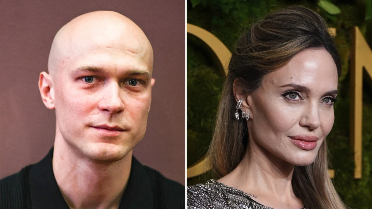 Юра Борисов и Анджелина Джоли. Оюложка © ТАСС / Михаил Терещенко, AP/Jordan Strauss