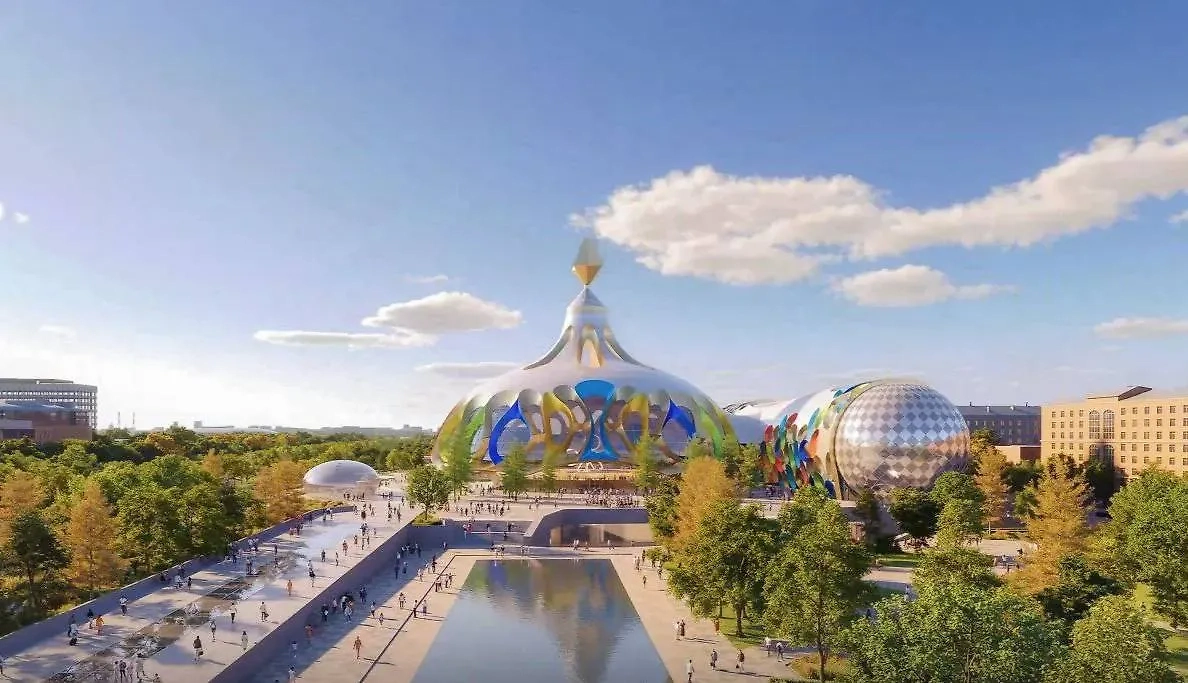 Проект здания Большого Московского цирка. Фото © Telegrm / Мэр Москвы Сергей Собянин