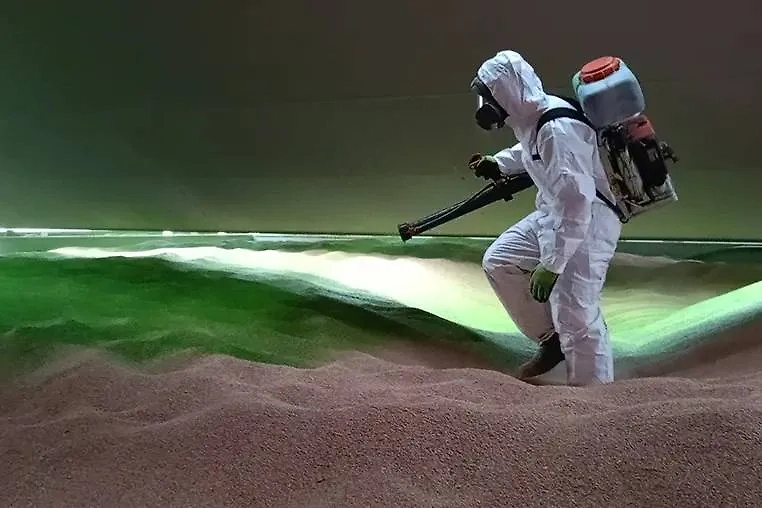 Обработка экспортной пшеницы. Обложка © fczerna.ru