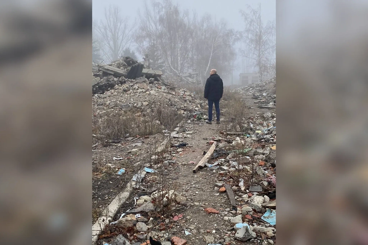 Федорищев в Макеевке. Обложка © Telegram / Вячеслав Федорищев