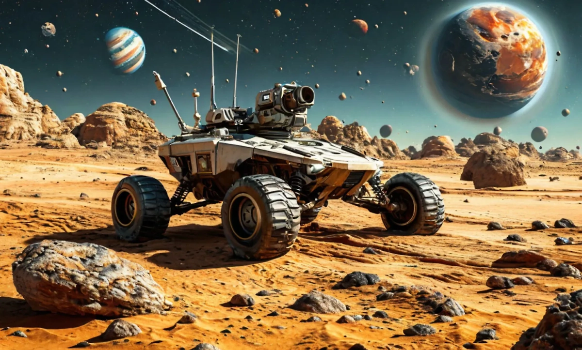 В NASA сообщили о возможных решениях проблемы доставки на Землю марсианского грунта. Обложка © «Шедеврум»