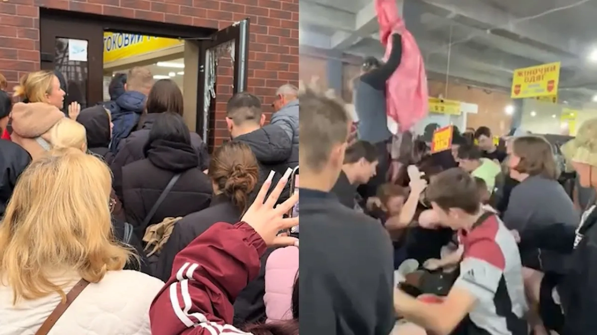 В Киеве прошёл штурм европейского секонд-хэнда. Обложка © Telegram / Труха Україна