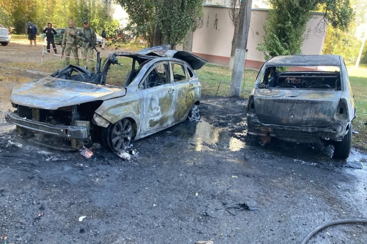 Массированная атака БПЛА на Белгород и Белгородский район. Обложка © Telegram / Настоящий Гладков