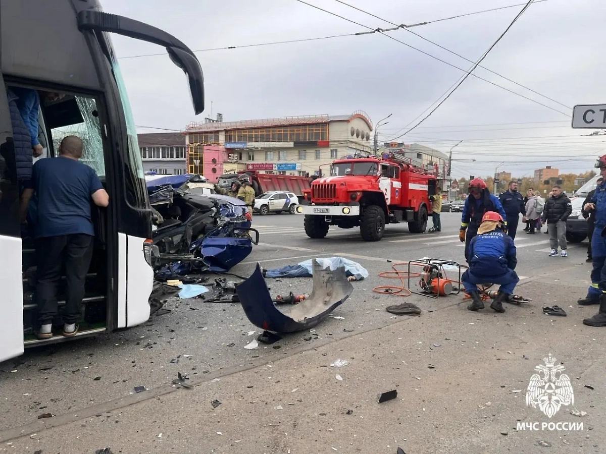 Обложка © Telegram / МЧС Удмуртии