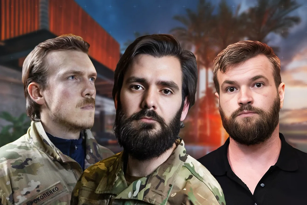 Главари «Азова»* Денис Прокопенко, Богдан Кротевич и Святослав Паламар уже получили многомиллионные подарки от режима Зеленского. Обложка © Коллаж © Life.ru. Фото ©  Shutterstock / FOTODOM / korisbo © Wikipedia / Денис Прокопенко © YouTube / Video NV © president.gov.ua