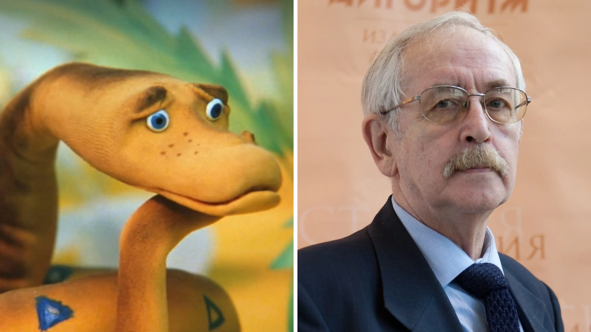 Василий Ливанов озвучивал Удава в советском мультфильме «38 попугаев». Поэтому у персонажа есть характерные черты. Фото © RuTube / Future Tech Reviews, © ТАСС / Антон Белицкий