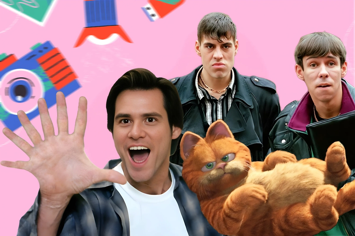 Обложка © Коллаж © Life.ru. Фото © Freepik © Кадр из фильма «Брюс Всемогущий», режиссёр Том Шэдьяк / Kinopoisk © Кадр из фильма «Жмурки», режиссёр Алексей Балабанов / Kinopoisk © Кадр из фильма «Гарфилд», режиссёр Питер Хьюит / Kinopoisk