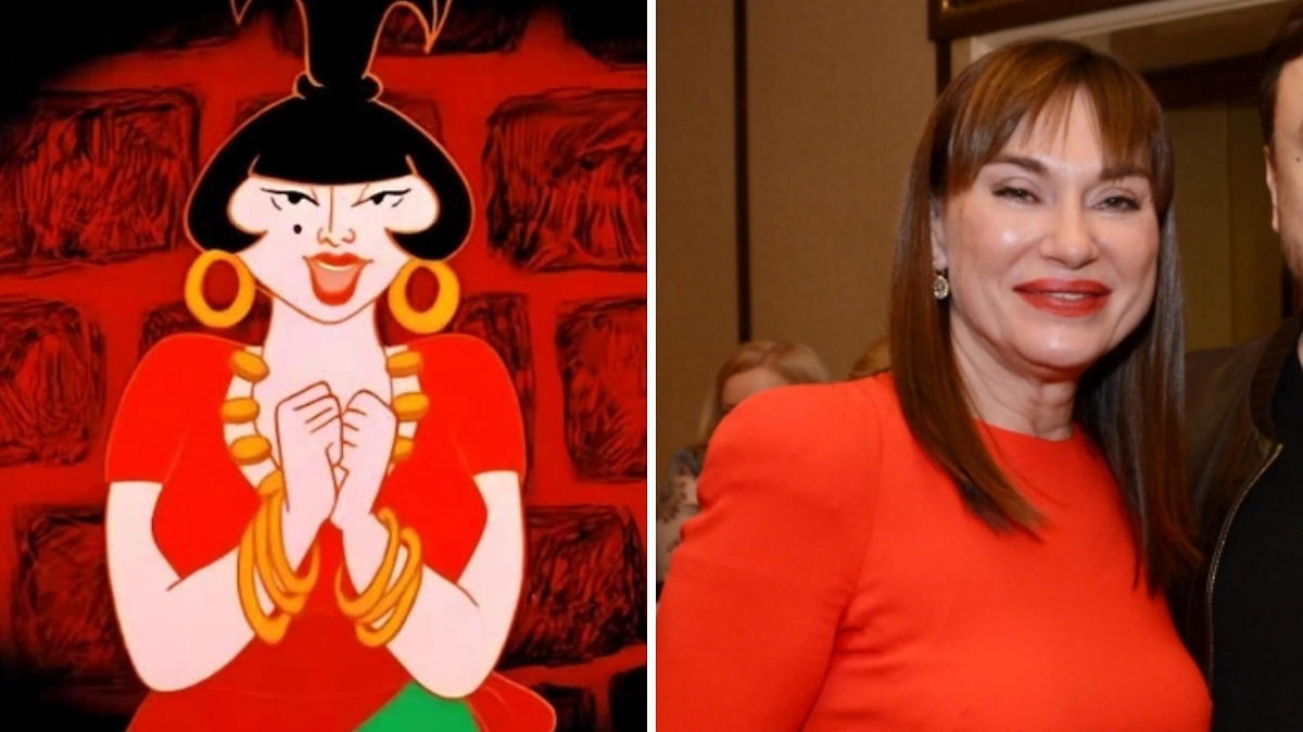 Атаманшу из «Бременских музыкантов» срисовали с жены аниматора Котёночкина, балерины Тамары Вишнёвой. Фото © RuTube / МультКульт, © РИА «Новости» / Екатерина Чеснокова