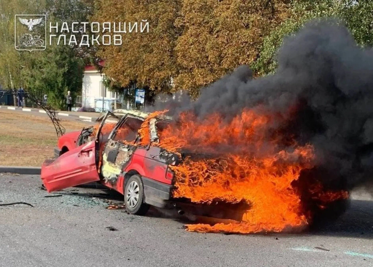 Последствия украинских обстрелов в Белгородской области. Обложка © Telegram / Настоящий Гладков