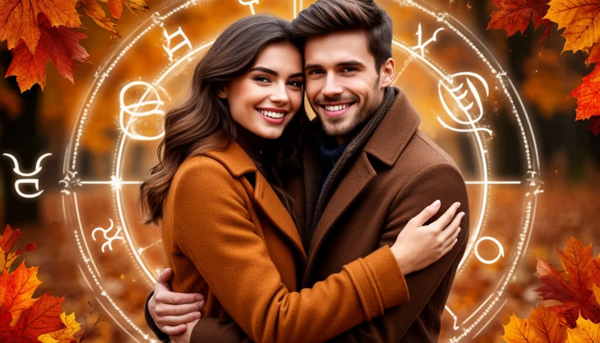 Какие знаки зодиака встретят свою половинку в октябре 2025 года. Обложка © «Шедеврум»