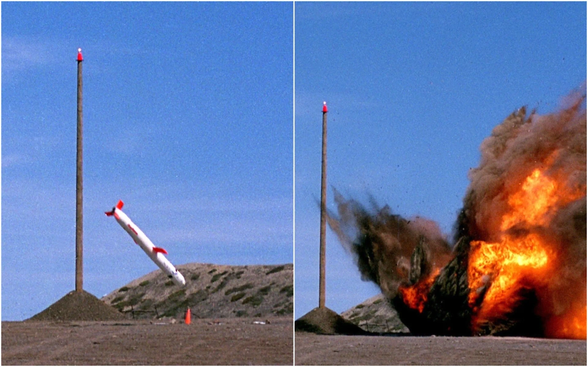 Испытания Tomahawk. Фото © Общественное достояние