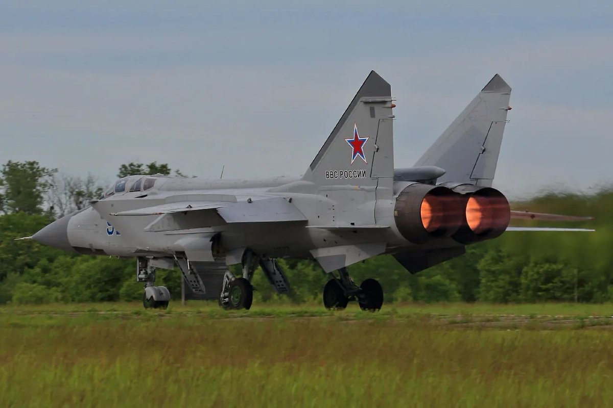 В Липецкой области потерпел аварию истребитель МиГ-31