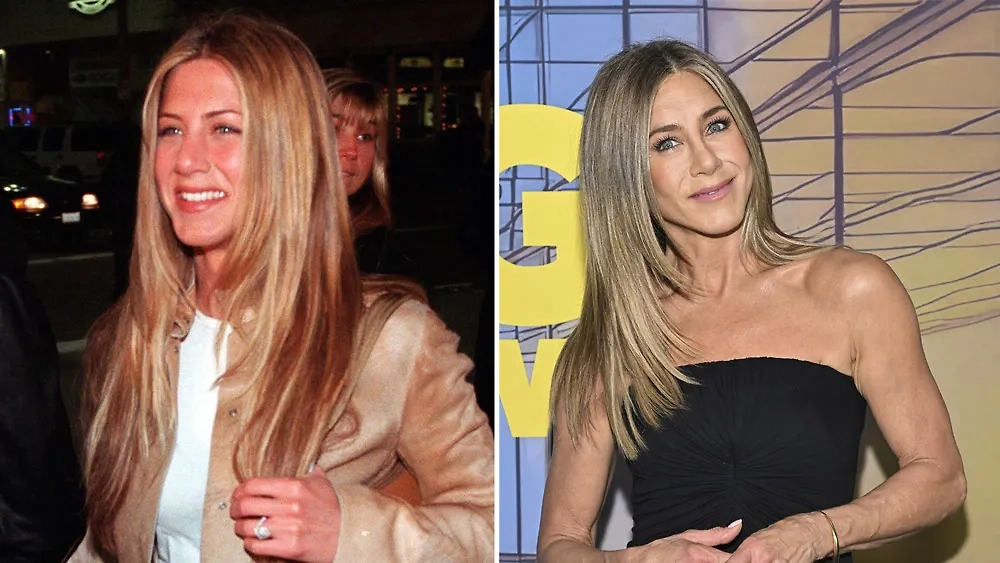 Актрисы, которые были секс-бомбами в 80-х: фото тогда и сейчас. Дженнифер Энистон. Фото © ТАСС / АР / CHRIS PIZZELLO, DPA / Hubert Boesl