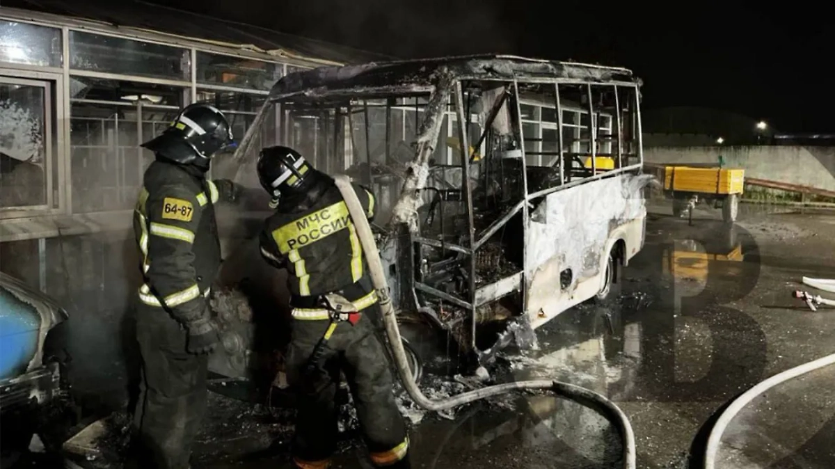 Последствия пожара в Сергиевом Посаде. Фото © Telegram / SHOT