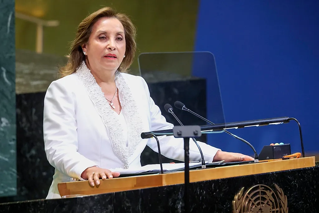 Президент Перу Дина Болуарте. Обложка © ТАСС / SARAH YENESEL / ЕРА 