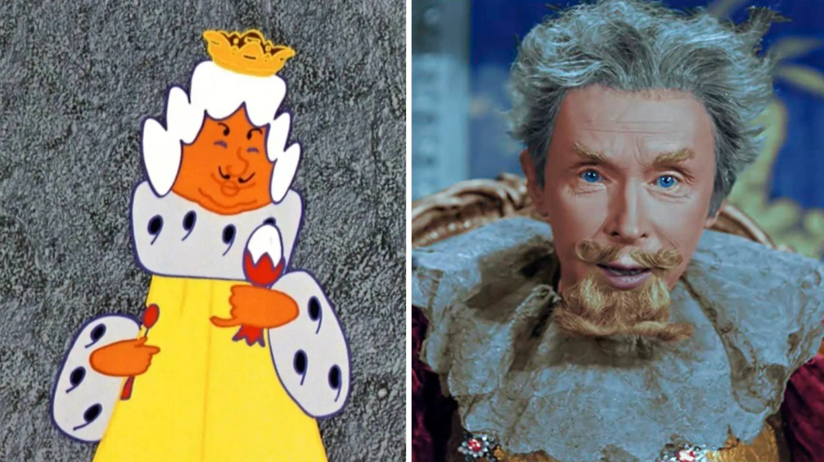 Король из «Бременских музыкантов» — это знаменитый сказочный актёр Эраст Гарин. Фото © RuTube / МультКульт, © kino-teatr