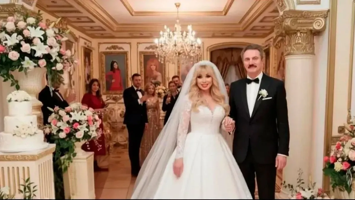 Свадьба Марии Распутиной и Виктора Захарова. Обложка © Instagram (признан экстремистской организацией и запрещён на территории Российской Федерации)/ masharasputina_official