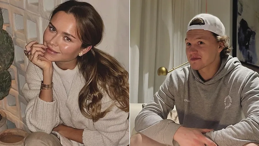 Стефания Маликова и Кирилл Капризов. Обложка © Instagram (соцсеть запрещена в РФ; принадлежит корпорации Meta, которая признана в РФ экстремистской) / kirillkaprizov, steshamalikova