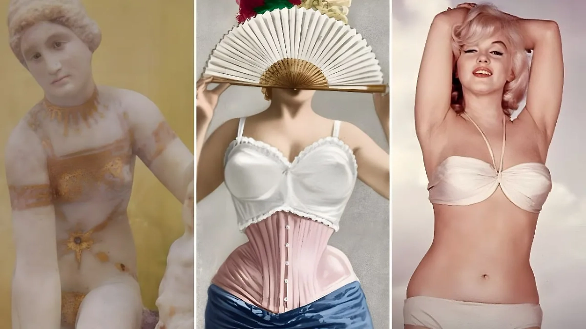 Сегодня, 13 октября, проходит Международный день без бюстгальтера. Обложка © Wikipedia, © Wikipedia / Carole Raddato, © Instagram (признан экстремистской организацией и запрещён на территории Российской Федерации) / welovemarilyn