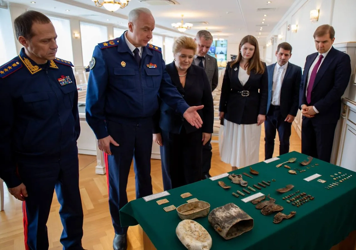 Заседание Штаба по координации поисковой и архивной работы. Фото © Telegram / Следком