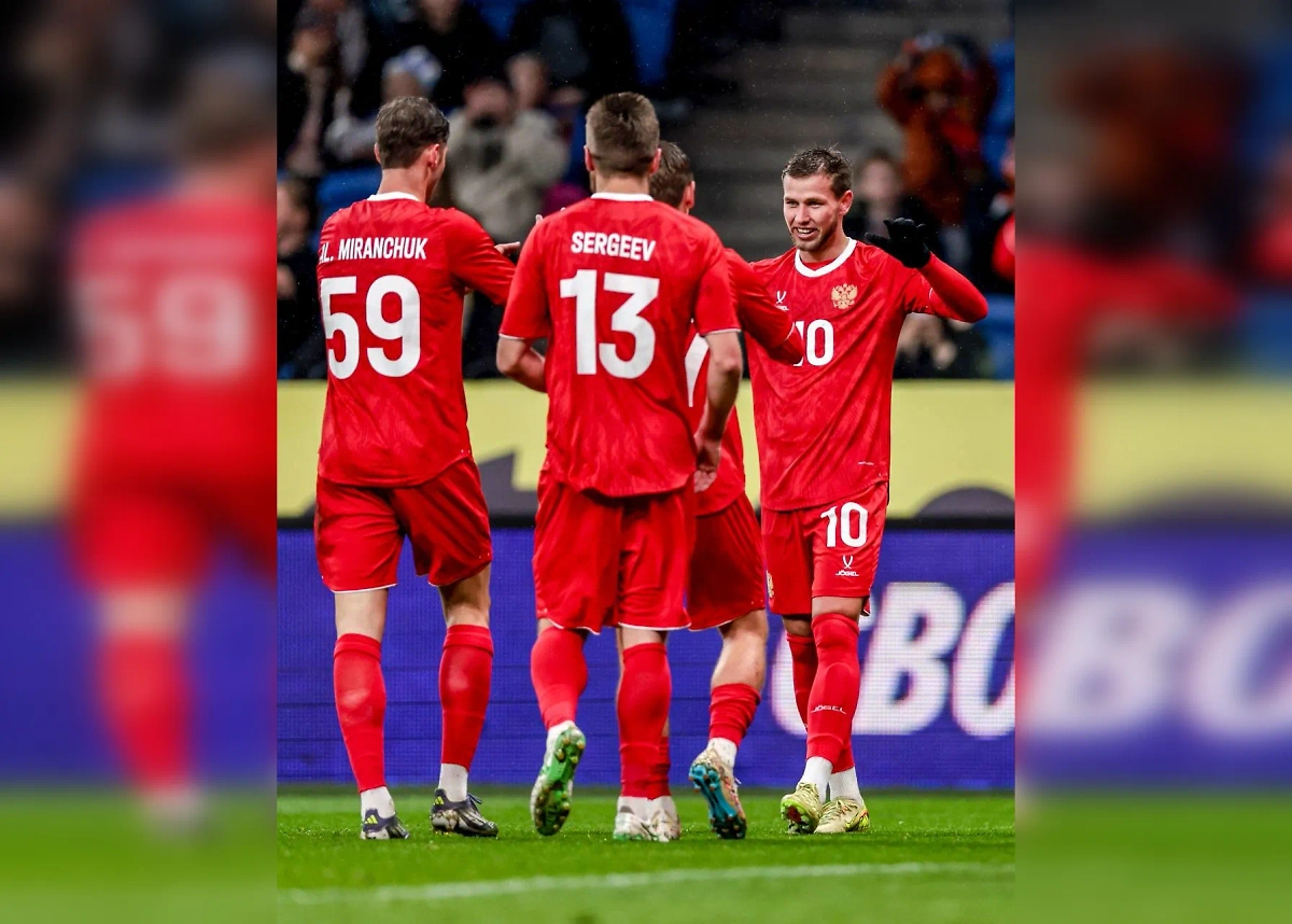 Обложка © Telegram / Сборная России по футболу